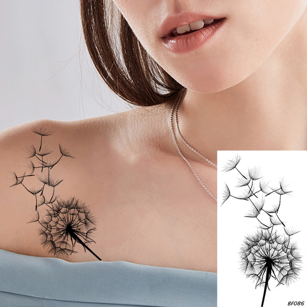 Minimalist Dandelion Tattoo Meaning and Symbolism - Tatticle