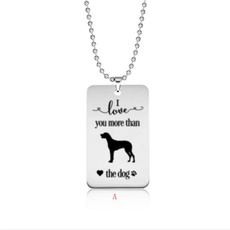 Steel, Love, petpartynecklace, Pets