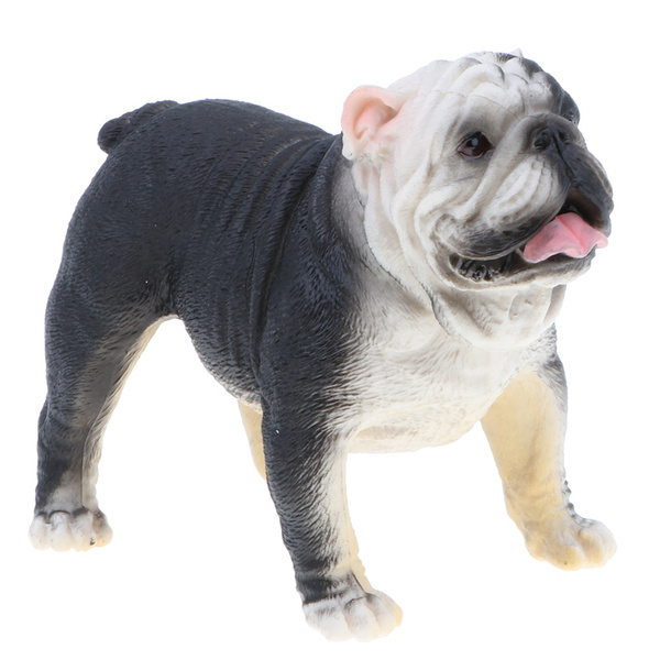Gralara Plastic Animal Model Figurines Kids Toy Gift Home Decor British Bulldog Wish - English Bulldog Home Decor Gralara Plastic Animal Model Figurines Kids Toy Gift Home Decor British Bulldog Wish - English Bulldog Home Decor