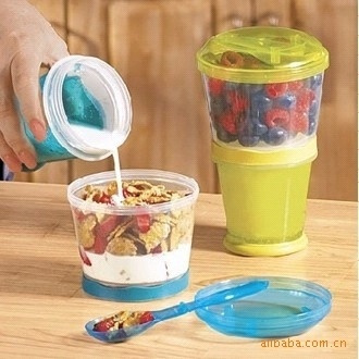 Travelling Cereal To Go Food Breakfast Cup Cereal Cup Wish