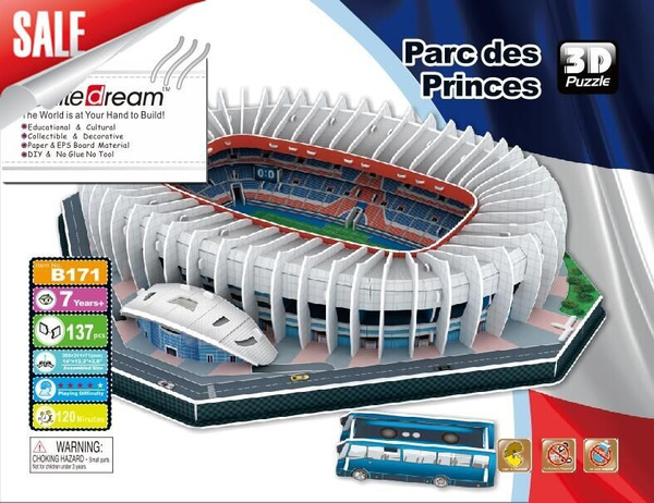 Paris Saint-Germain PSG Parc Des Princes 3D jigsaw puzzle (pli) 
