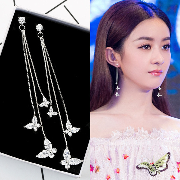 Korean deals tassel earrings