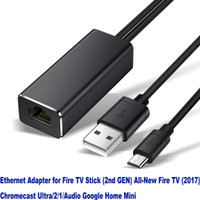 Adaptador Ethernet Fire Tv Chromecast Ultra / 2/1 / Audio