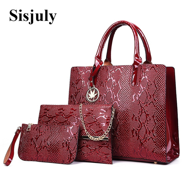 New 3Pcs Bag Sets Luxury Handbags Women Bags Designer Female