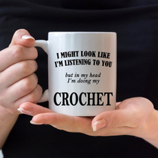 crochetmuggift, Coffee, idealcrochetgift, crochetgiftidea