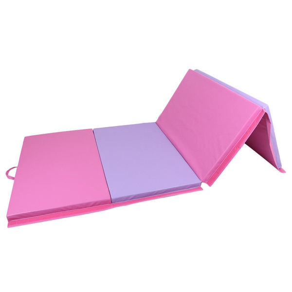 4'x8'x2" Gymnastics Gym Folding Exercise Aerobics Tumbling Play yoga Mat 4 color 