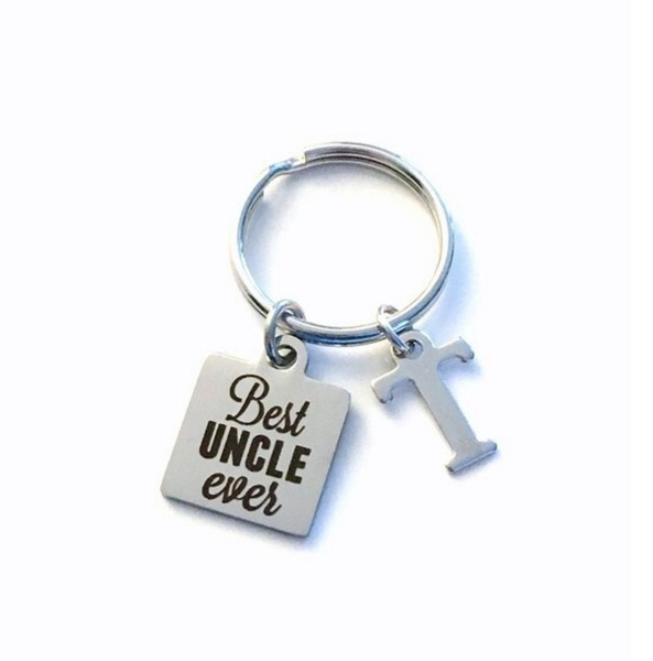 Christmas Birthday Gifts for Uncle Nephew Keychain for Men Uncle and Nephew Best Friends for Life Gifts Keyrings for Best Uncles Nieces Gift