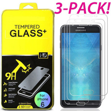 3 Pack Ultra Thin 0.3mm HD Tempered Glass Screen Protective Film Protector For Samsung Galaxy J3 J4 J5 J6 J7 2017 2018 A3 A5 A7 A8 2017 2018 S7 S8 S9 Plus Note8 Note9 iphone Huawei 