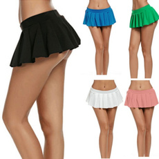 Mini, clubcostume, Pleated, high waist skirt