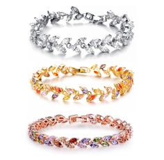 Crystal Bracelet, Fashion, gold, women bracelets