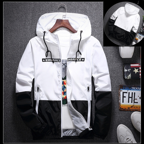 Thin hooded online jacket