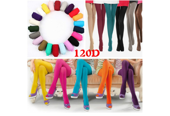 Women Tights Gradient Candy Colorful Pantyhose with Print Tights Female  Stockings Pantys Winter Warm Tights Medias (Color : Coffee, Size : One  Size) : : Clothing, Shoes & Accessories