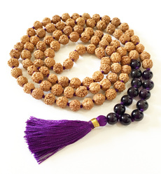purplequartznecklace, Jewelry, purple, tasselnecklace