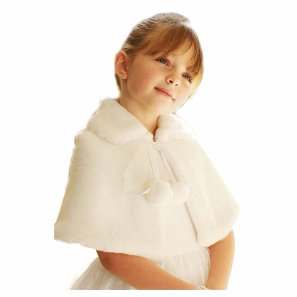 Kids faux hot sale fur shrug