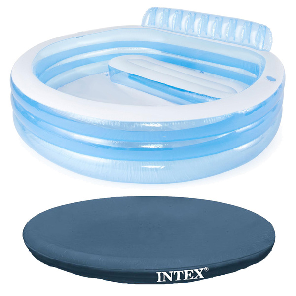 Intex inflatable swim center deals family lounge pool