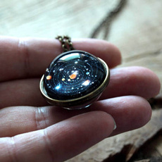 solarsystem, Necklace, Gifts, Glass
