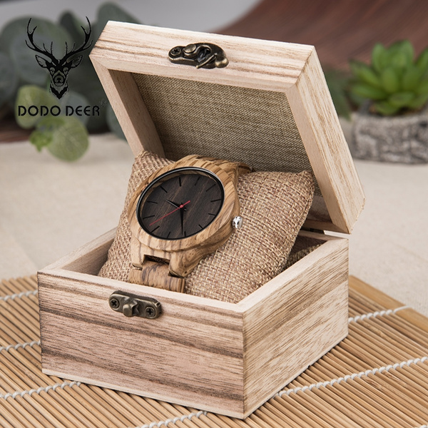 Kolonisten Opknappen Aanpassing DODO DEER Men Wooden Watches Japan 2035 Movement Quartz uurwerken mannen  Fashion Personalized Timepieces in Wooden Gift Box | Wish