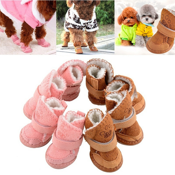 Hot Selling Nonslip Shoes Dog Teddy Pet Thick Soft Bottom Snow Boots
