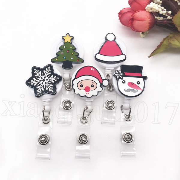 Christmas Tree Badge Reel Teacher Badge