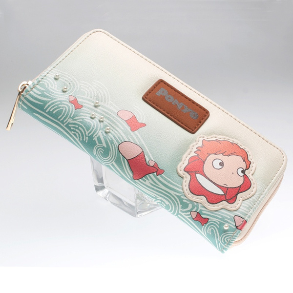 Ponyo Blue Cute Fashion Cartoon Wallet Wish