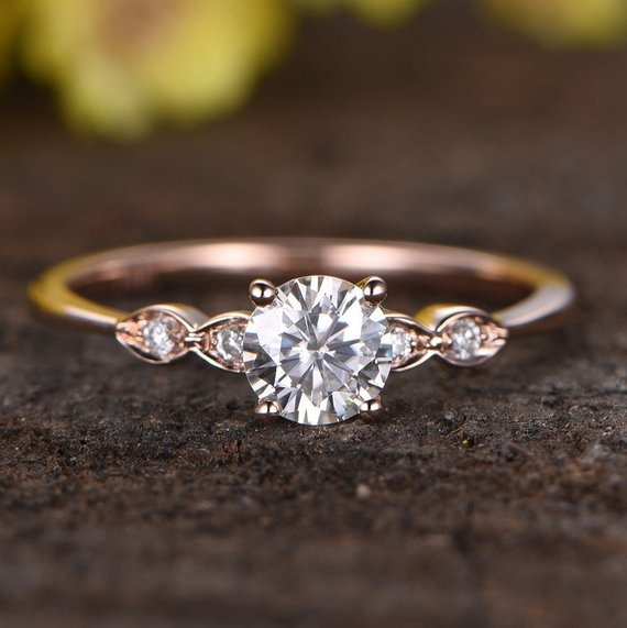 Charles and colvard store moissanite engagement rings