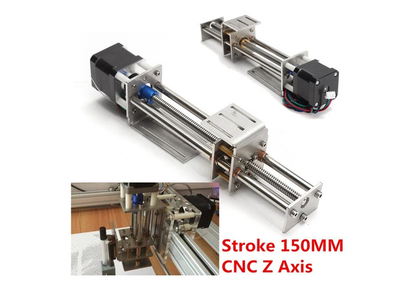 Mini CNC Z Axis Slide 150MM DIY Linear Motion Milling 3 Axis Engraving Machine 