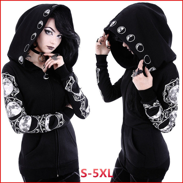 punk casual hooded jacket