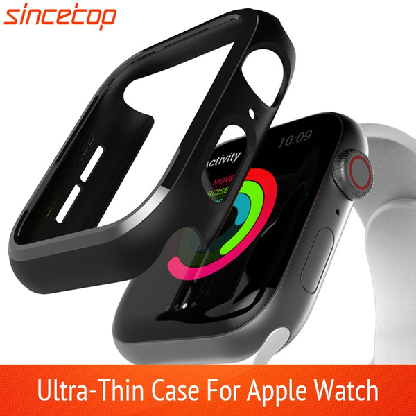 Sincetop Compatibel met Apple Watch Series 5/4/3/2/1 44/40/42 / 38mm Case  Bumper, 2-pack Slim schokbestendig en onbreekbaar Robuuste harde iWatch- beschermhoes voor dames Heren | Wish