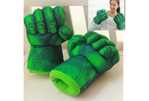 Cosplay Superheld Hulk Smash Hände Handschuhe Plüsch Boxen Fäuste Spielzeug 