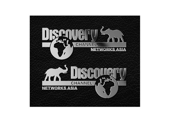 Discovery Channel Networks Asia Black and White Sticker Decal