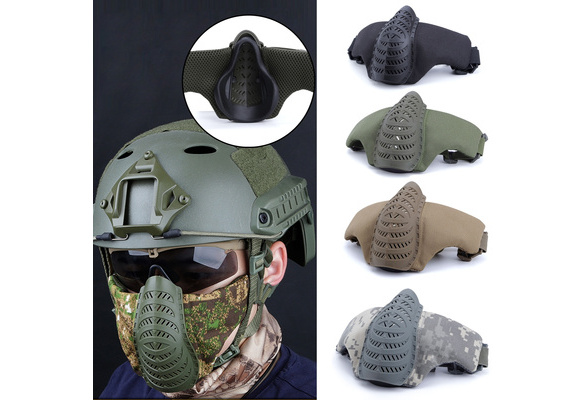 Airsoft Metal Steel Mask Net Mesh Half Lower Face Protective for Paintball CS 