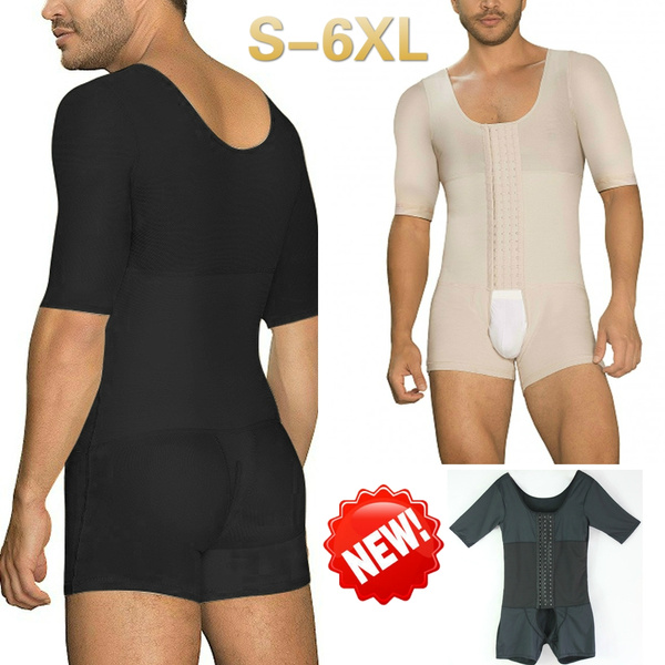 NEW Fajas Colombianas Para Hombre Men's Full Body Shaper with Back Support