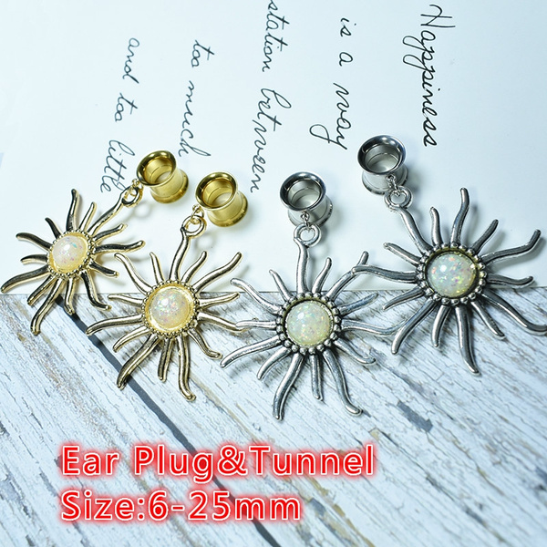 Sunflower hot sale ear gauges