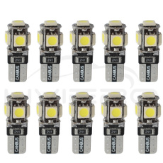 Canbus White Blue Red Yellow Green T10 5smd 5050 Led Car Light W5w 194 241 Error Bulbs