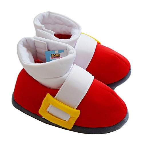 Sonic The Hedgehog Sonic Chinelos de pelúcia sapatos | Wish