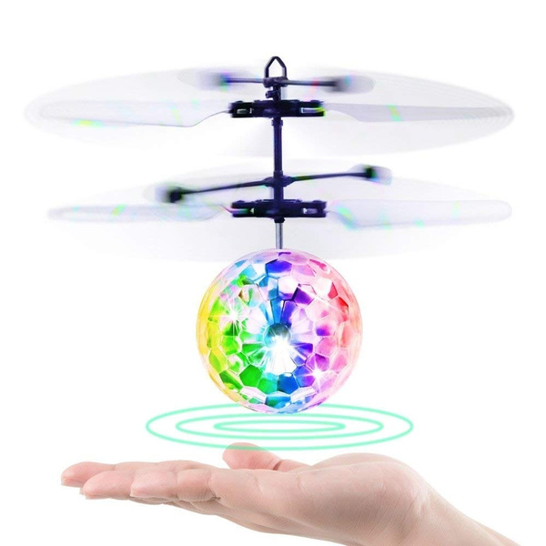 Mini Drone Magic RC Flying Toys with Shinning LED Lights Fun Gadgets for Boys Girls Kids Teenagers Adult RC Flying Ball