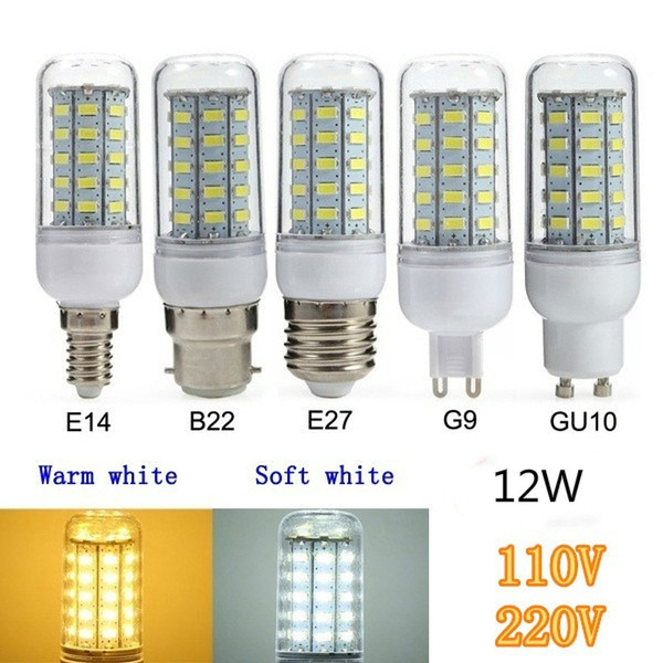E27 B22 LED lamp 5730SMD AC 220V 110V E14 G9 GU10 Corn LED Bulb Light Lamp Light 