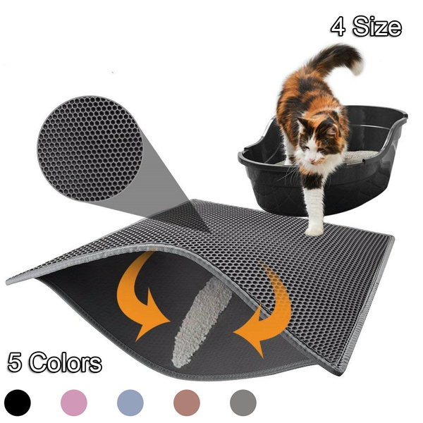 largest cat litter mat