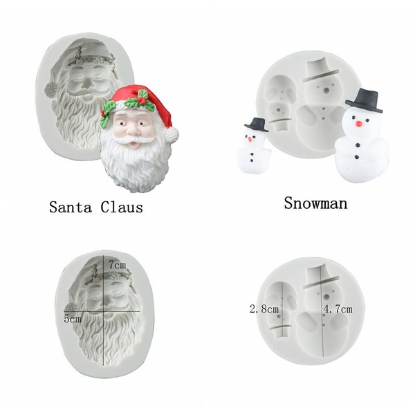 Christmas Santa Claus Silicone Cake Mold