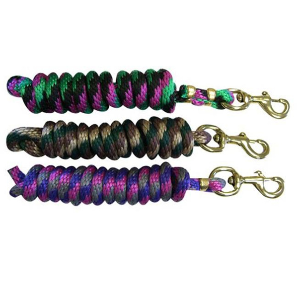 Intrepid International 8SB16 8 ft. Poly Lead Rope with Solid Brass Snap ...