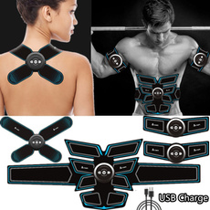 8 Pads Muscle Trainer USB Charge ,A-TION Muscle Toner Fitness Equipment For Neck And Shoulder,Abdominal,Arm Etc