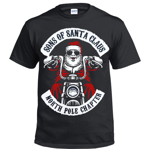 biker christmas t shirt