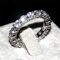DIAMOND, ringforbelovedgirl, wedding ring, 925 silver rings