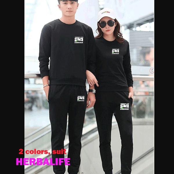 Herbalife Nutrition Men and Women H24 and Autumn Men and Sweater Pants Suit Fashion Loose Sportswear Two-piece Unisex | Wish