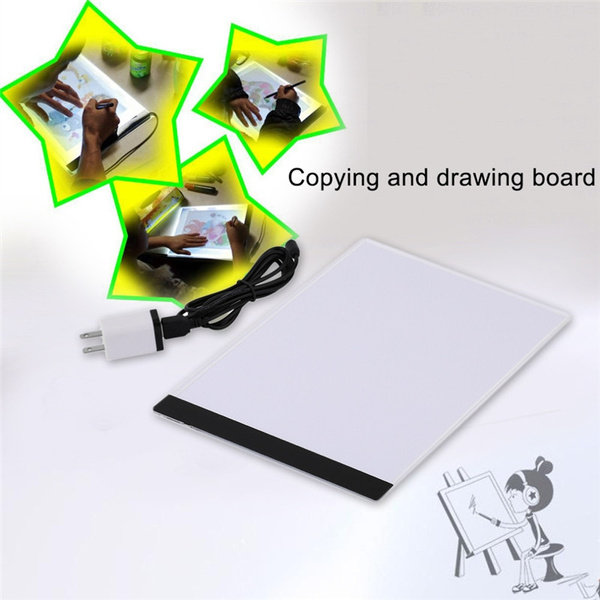 A4 LED Writing Painting Light Box Tracing Board Copy Pads Drawing Digital  Tablet