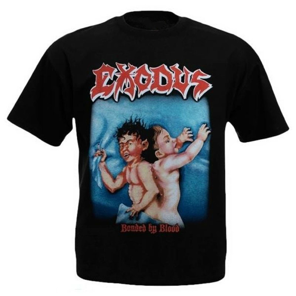 Exodus bonded by blood t shirt Clearance