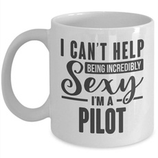 pilotcoffeemug, Coffee, sexygift, gift for him