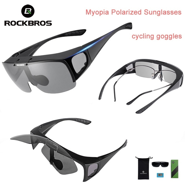RockBros Polarized Cycling Sunglasses Bike Goggles Outdoor Sports Glasses MTB 