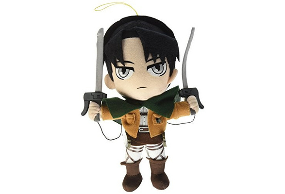 great eastern attack on titan 9 inch levi ackerman plush