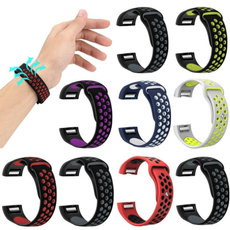 Replacement Silicone Rubber Band Strap Wristband Bracelet For Fitbit Charge 2 Apple Watch Band 38mm / 42mm/40mm/44mm For IWatch Series 4 Series 3,Series 2,Series 1